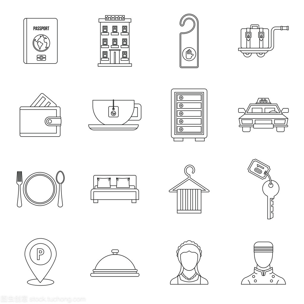 酒店圖標設計在住宿服務大綱樣式中的戰略運用